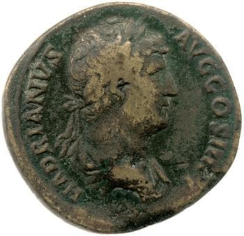 obverse of Hadrian RIC II 1886