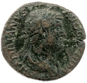 obverse of Hadrian RIC II 1873