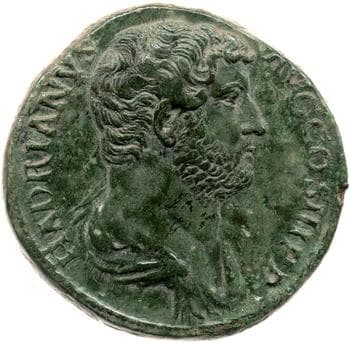 obverse of Hadrian RIC II 1849