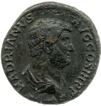 obverse of Hadrian RIC II 1777