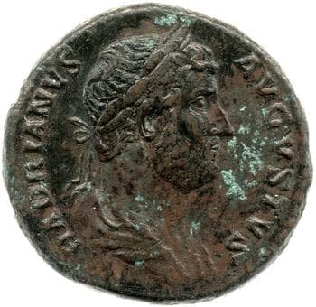 obverse of Hadrian RIC II 1266