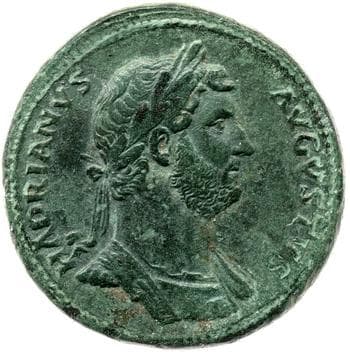 obverse of Hadrian RIC II 1260
