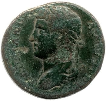 obverse of Hadrian RIC II 1165
