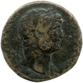 obverse of Hadrian RIC II 806