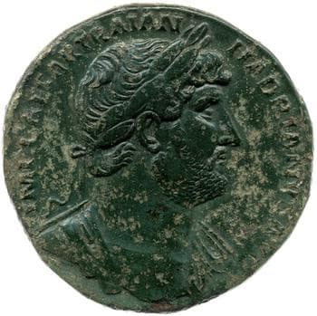 obverse of Hadrian RIC II 656