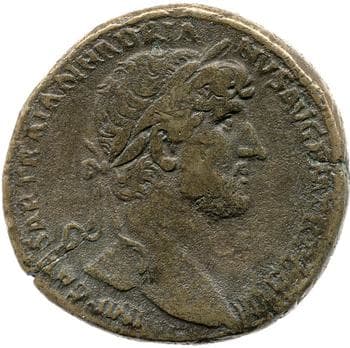 obverse of Hadrian RIC II 464