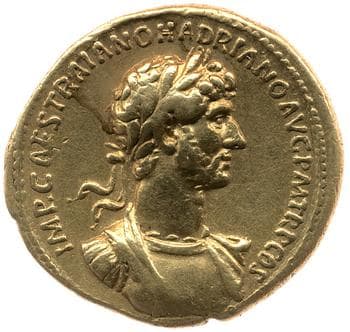 obverse of Hadrian RIC II 52