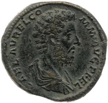 obverse of Commodus RIC III 614B