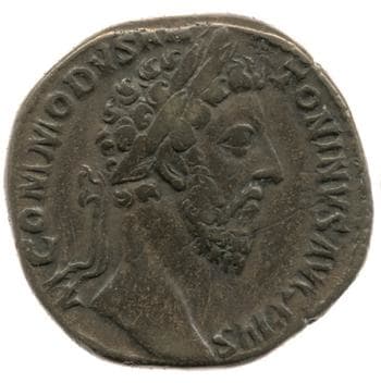 obverse of Commodus RIC III 415
