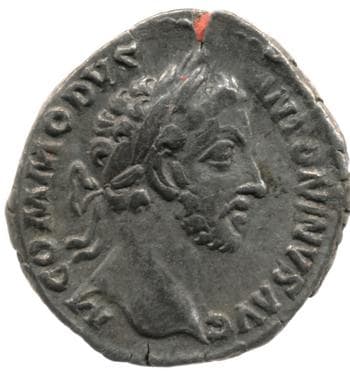 obverse of Commodus RIC III 7