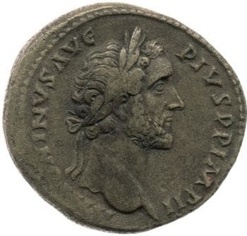 obverse of Antoninus Pius RIC III 941