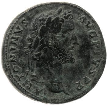 obverse of Antoninus Pius RIC III 545