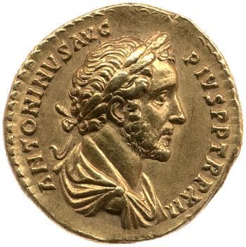obverse of Antoninus Pius RIC III 185B