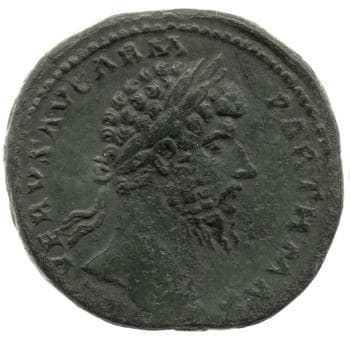 obverse of Marcus Aurelius RIC III 1460
