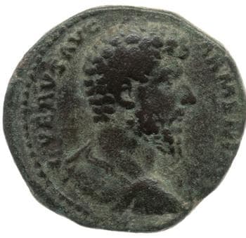 obverse of Marcus Aurelius RIC III 1412