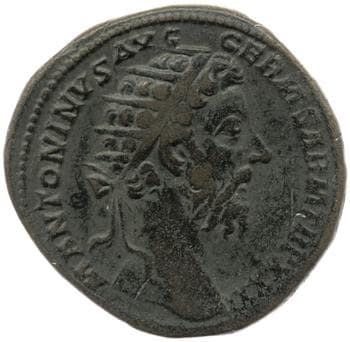 obverse of Marcus Aurelius RIC III 1179A