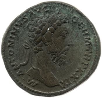 obverse of Marcus Aurelius RIC III 1130