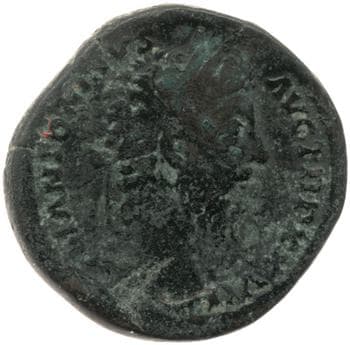 obverse of Marcus Aurelius RIC III 1054