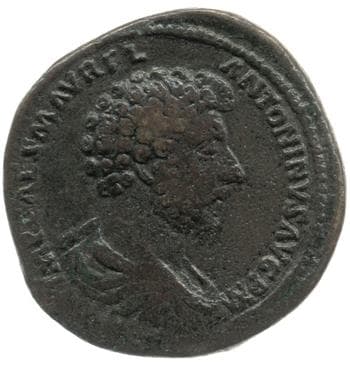 obverse of Marcus Aurelius RIC III 842