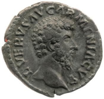 obverse of Marcus Aurelius RIC III 505