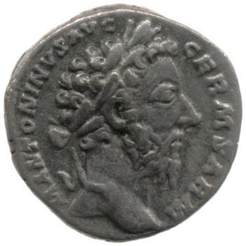 obverse of Marcus Aurelius RIC III 383