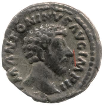 obverse of Marcus Aurelius RIC III 95