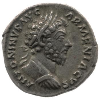 obverse of Marcus Aurelius RIC III 82