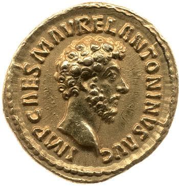 obverse of Marcus Aurelius RIC III 15