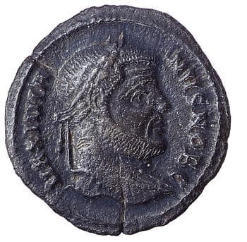obverse of Maximian RIC VI 65B