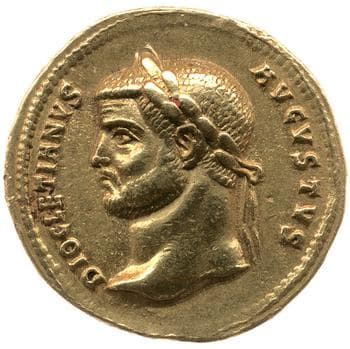 obverse of Diocletian RIC V 308