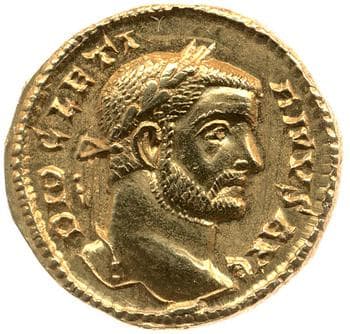 obverse of Maximian RIC VI 84A