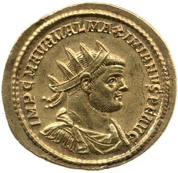 obverse of Maximian RIC V 491