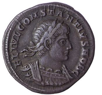 obverse of Constantine I RIC VII 213