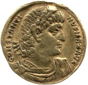 obverse of Constantine I RIC VII 107