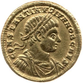 obverse of Constantine I RIC VII 34