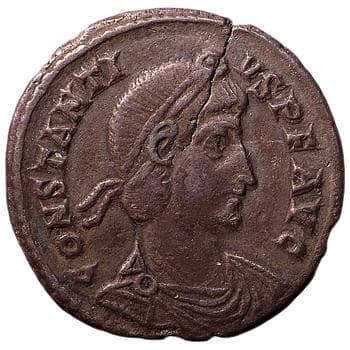 obverse of Constantius II RIC VIII 240
