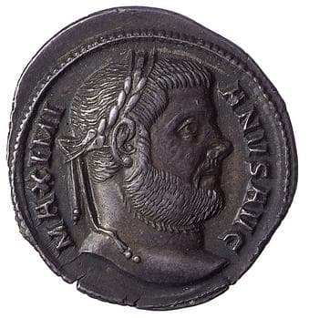 obverse of Maximian RIC VI 70