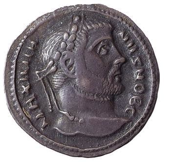 obverse of Maximian RIC VI 57B