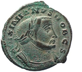 obverse of Maximian RIC VI 161B