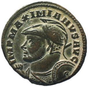 obverse of Maximian RIC VI 125B