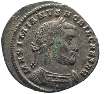 obverse of Maximian RIC VI 450