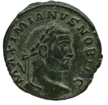 obverse of Maximian RIC VI 348B