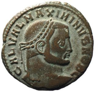 obverse of Galerius RIC VI 38A