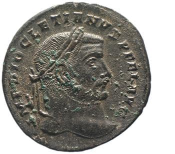 obverse of Maximian RIC VI 272A