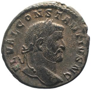obverse of Maximian RIC VI 197