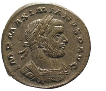 obverse of Maximian RIC VI 183B