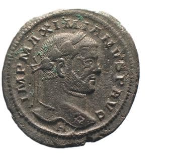 obverse of Maximian RIC VI 182B