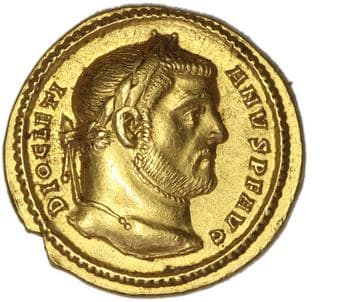 obverse of Maximian RIC VI 72A