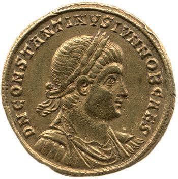 obverse of Constantine I RIC VII 119