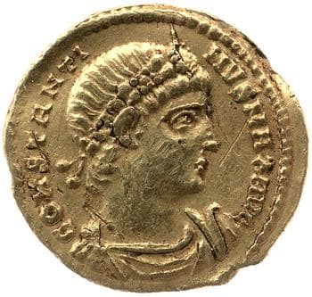 obverse of Constantine I RIC VII 117